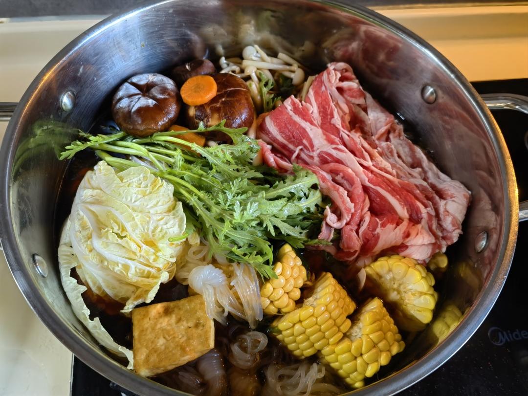 完美复刻日料店寿喜锅，肥牛不限量的做法