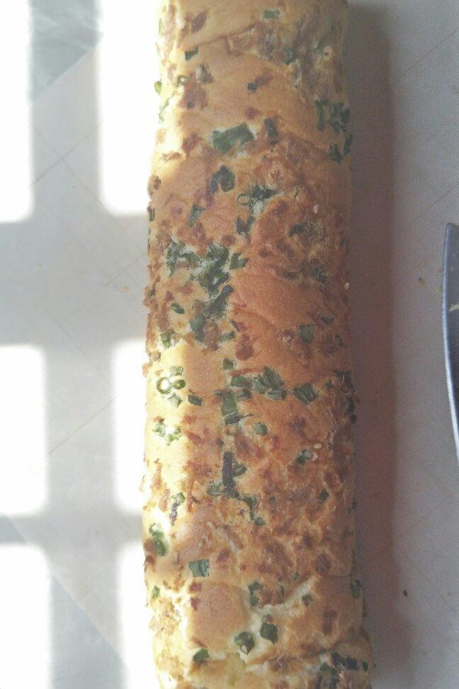 超级软嫩香葱肉松卷