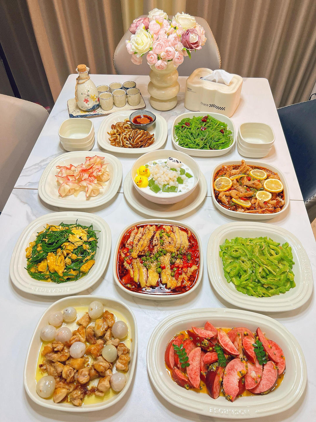 夏日餐桌