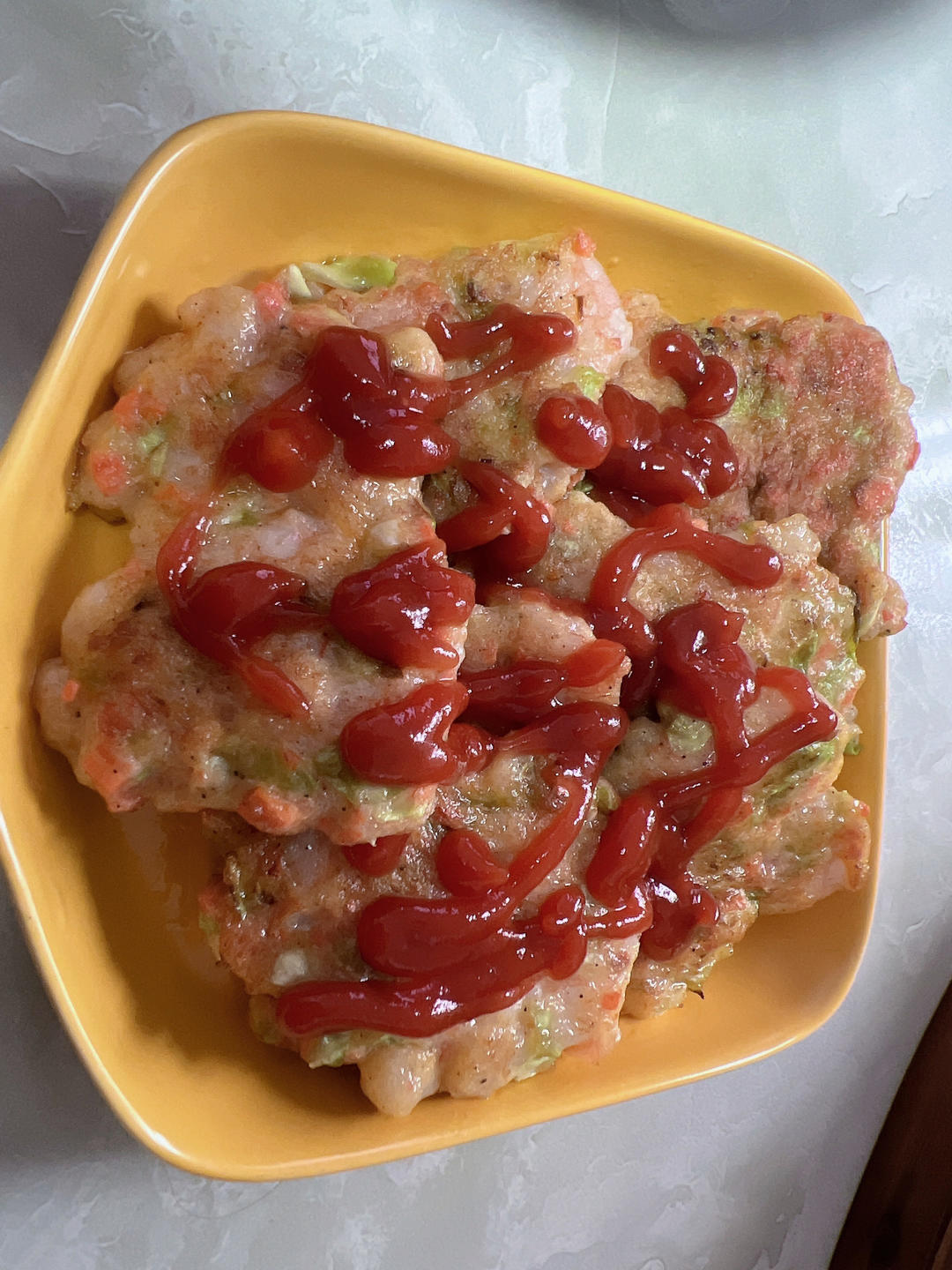 香煎虾饼
