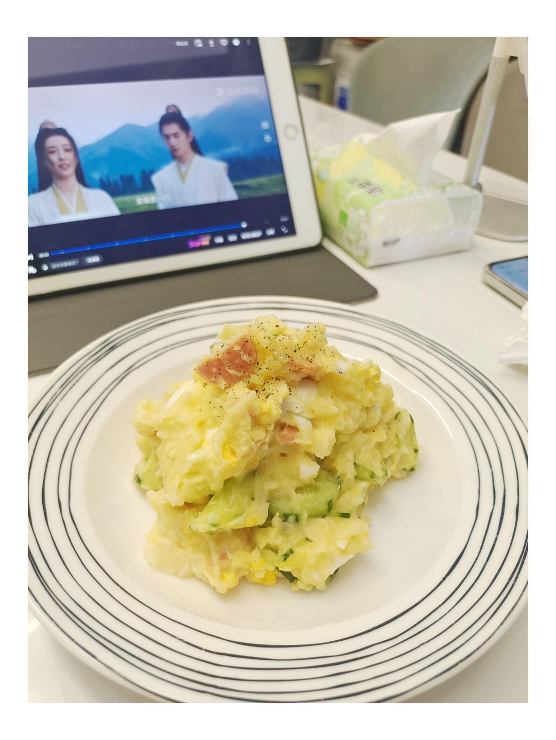 🔥爆好吃的鸡蛋土豆泥沙拉
