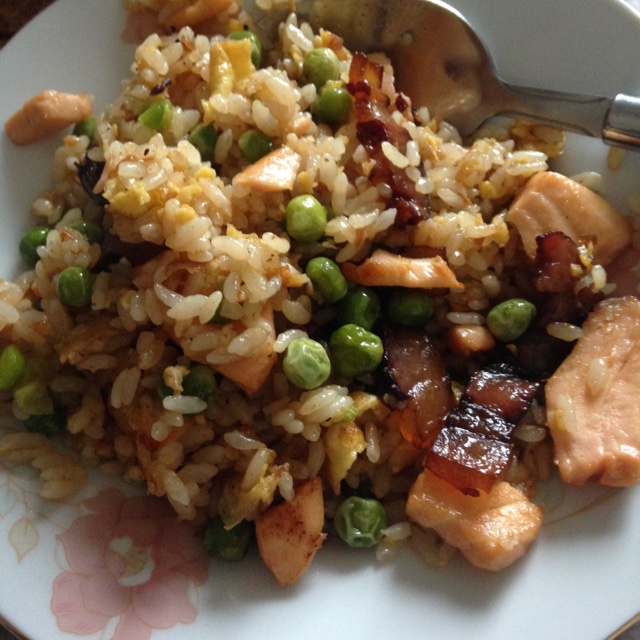 三文鱼炒饭