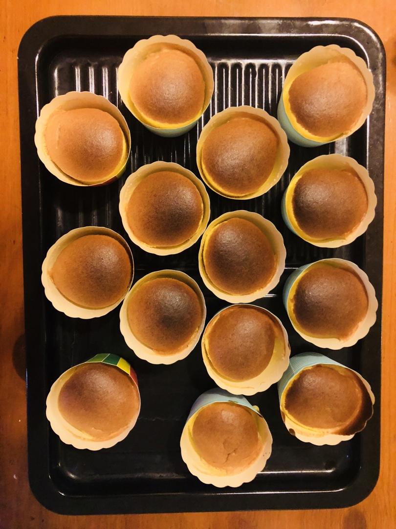 纸杯蛋糕 8寸戚风蛋糕的量