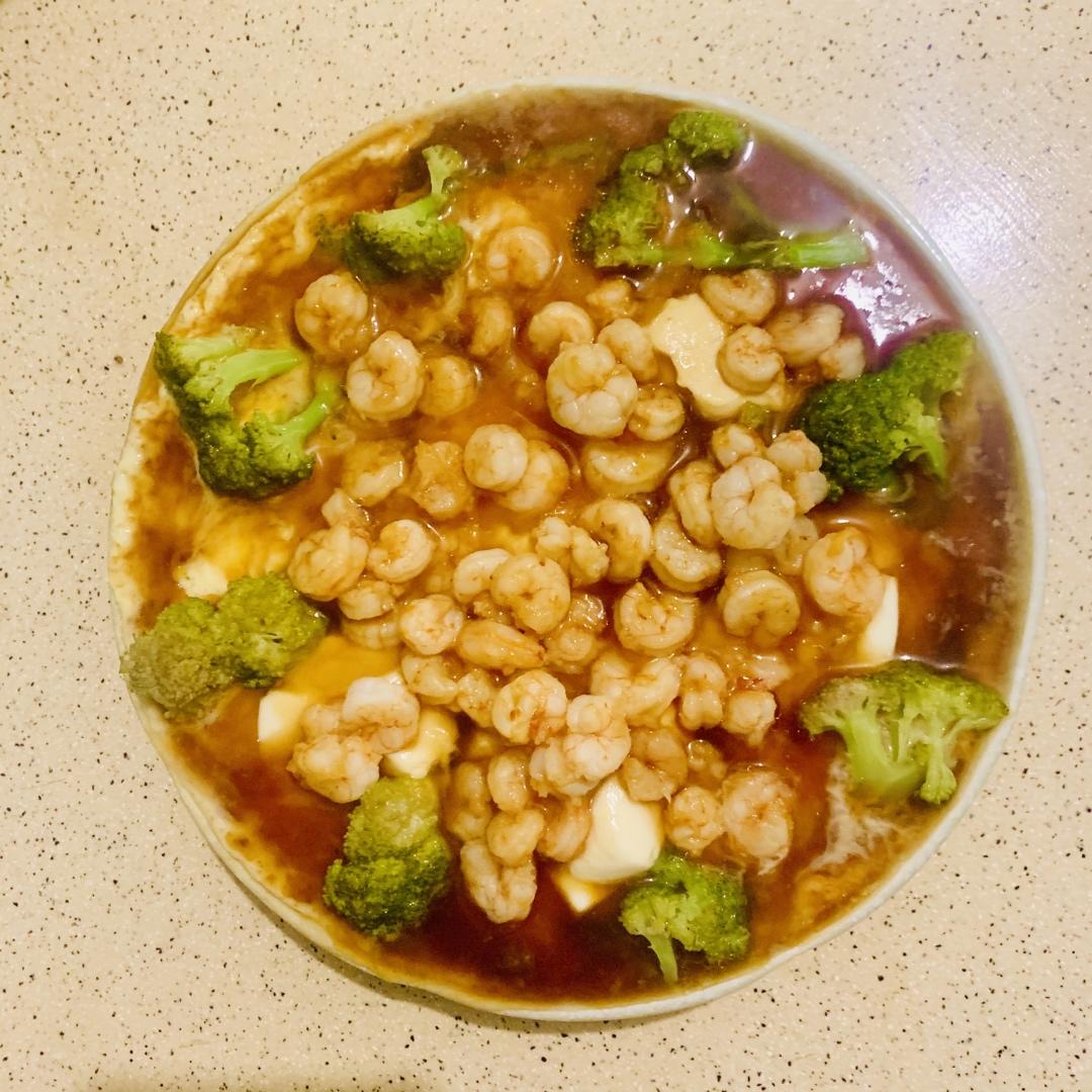 玉子豆腐蒸虾