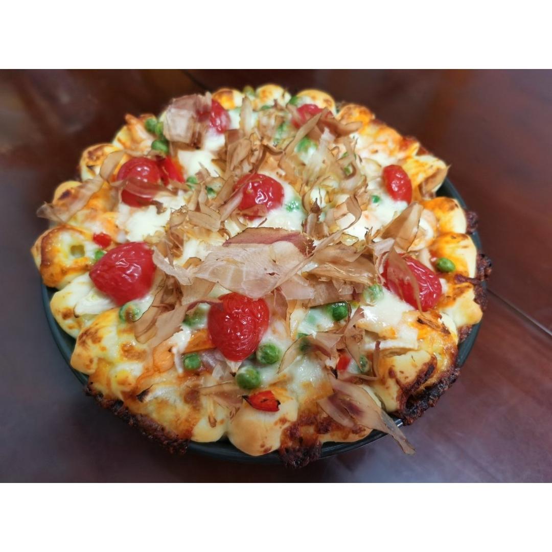 芝心鸡肉虾仁披萨