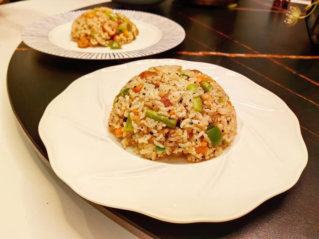 在家也能做出米其林餐厅的味道|黑松露炒饭做法分享