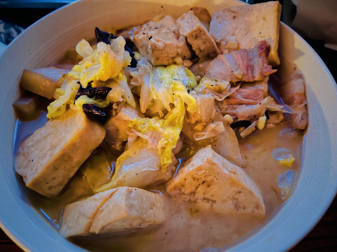 冬季最爱的家常菜！大白菜炖大豆腐或干豆腐