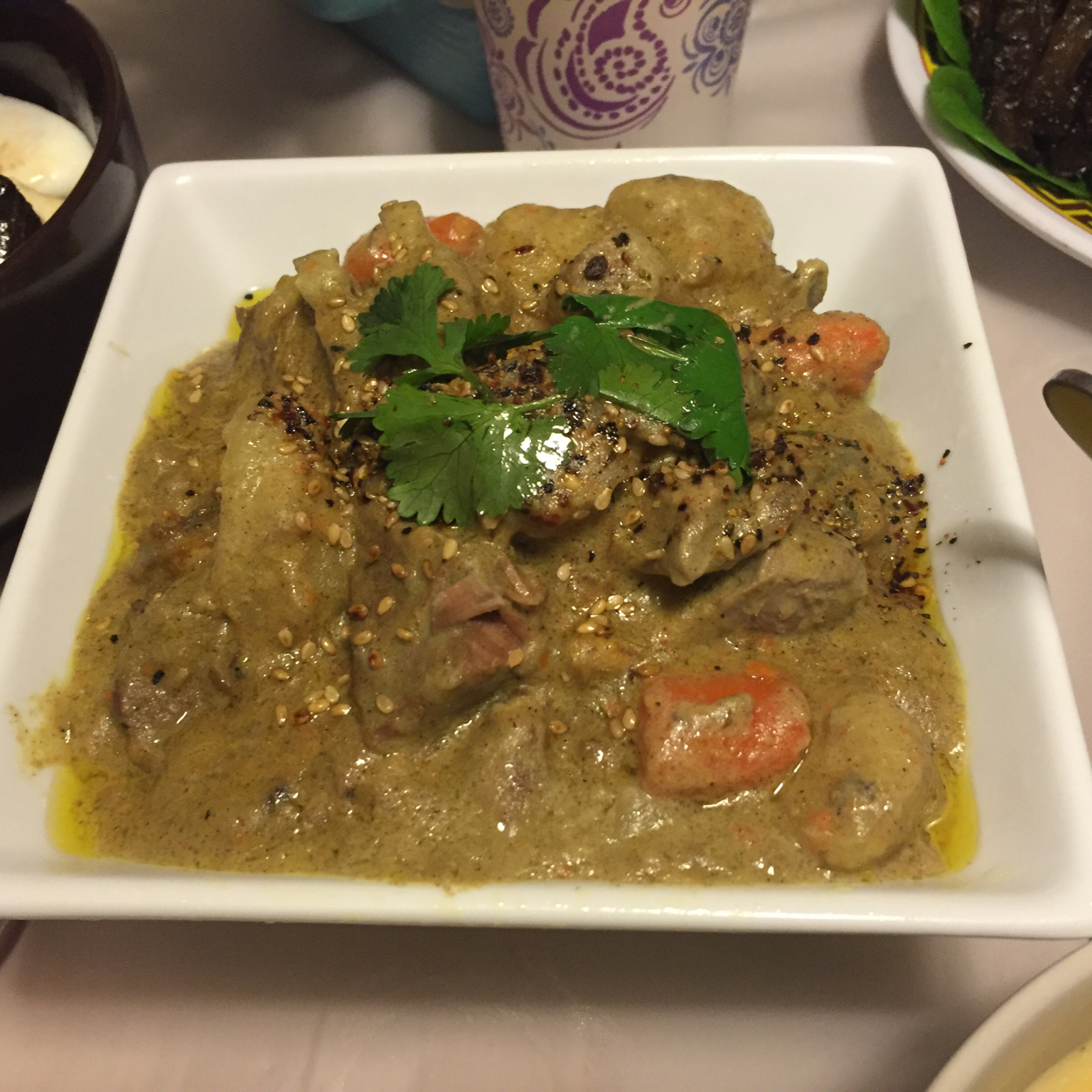 咖喱羊肉