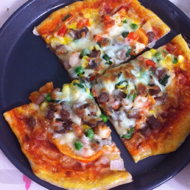 夏威夷pizza（附饼底冷冻法）