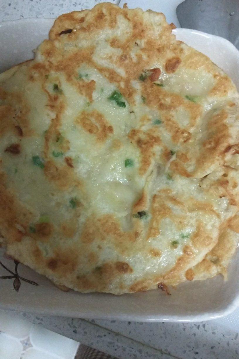 早餐葱花鸡蛋饼