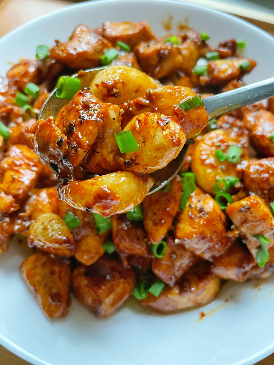 黑蒜子鸡胸肉