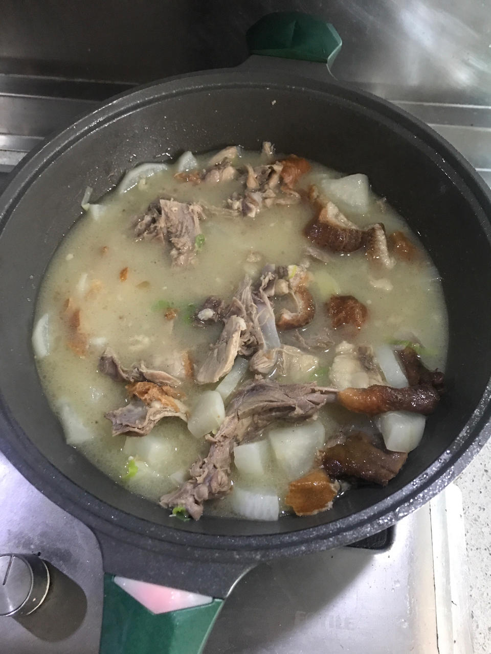 奶白鸭架汤（烤鸭）