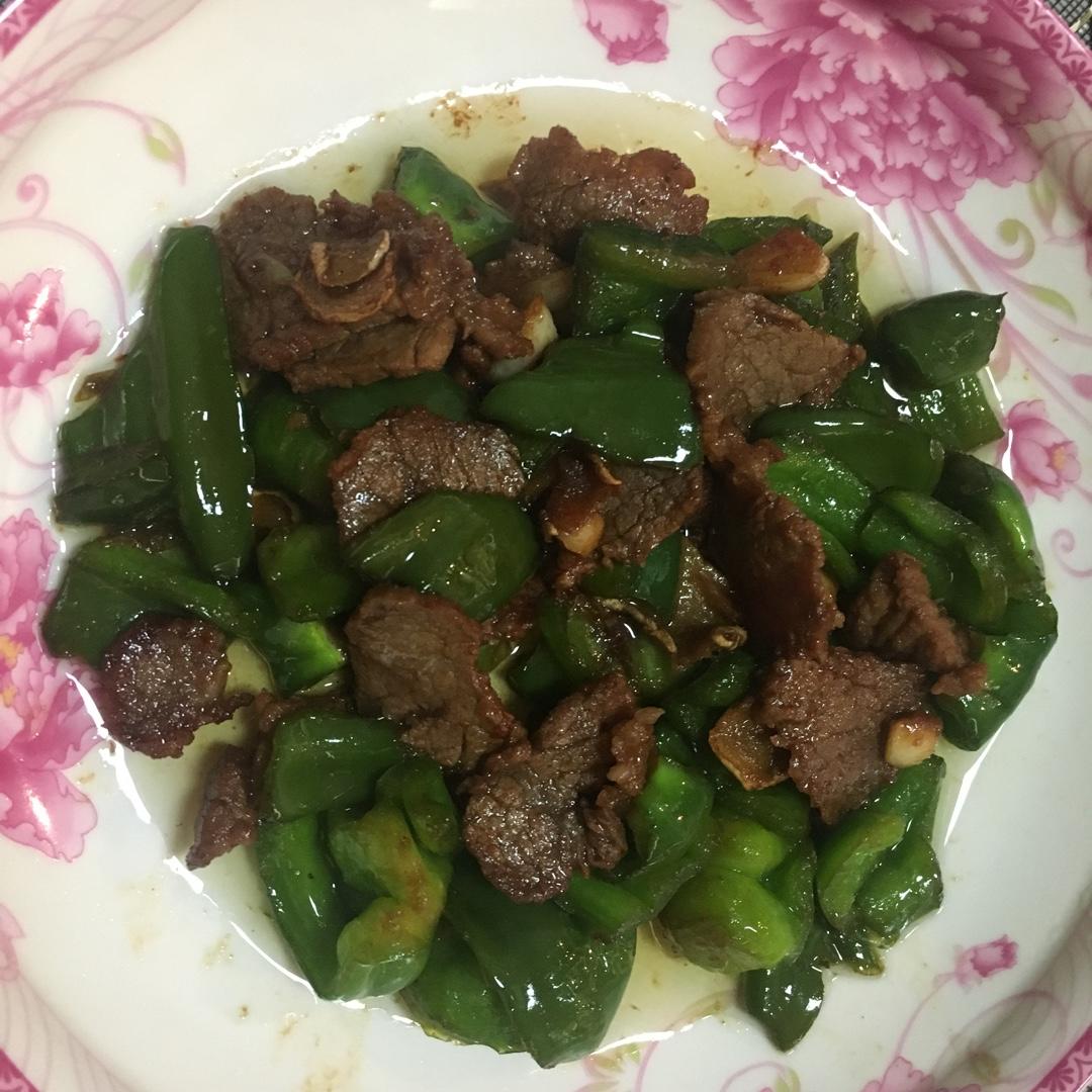青椒炒牛肉