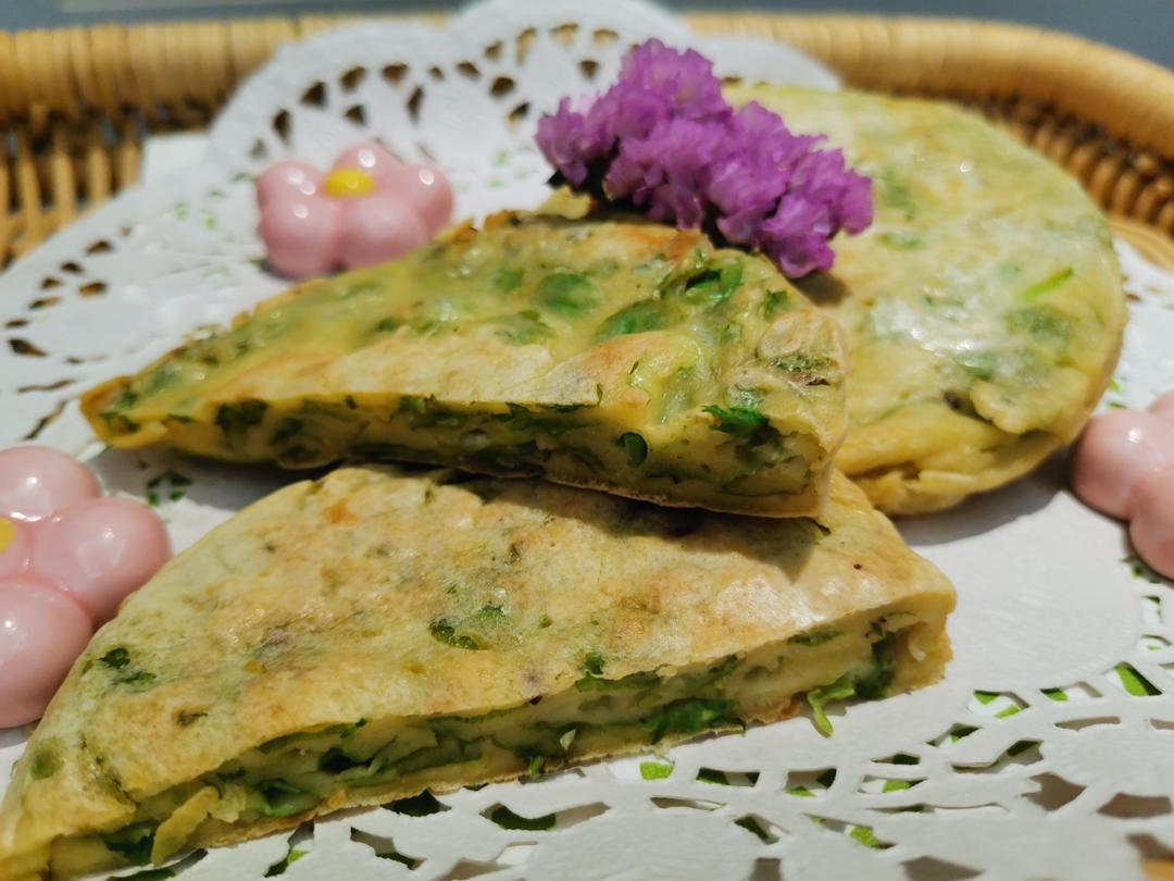 榆树钱鸡蛋饼