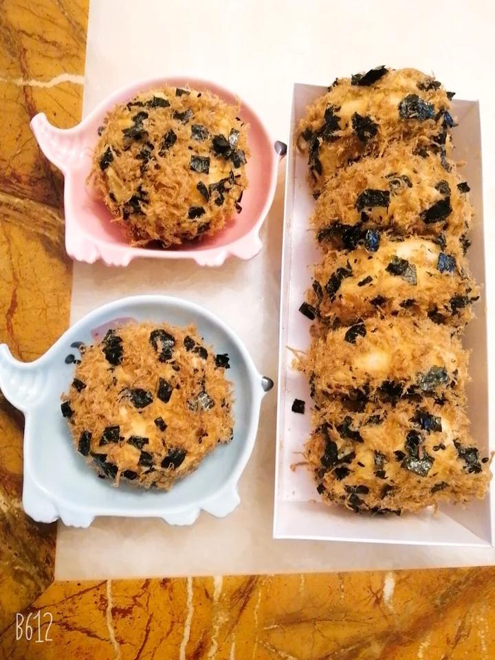 朋友都说比鲍师傅好吃的海苔肉松小贝