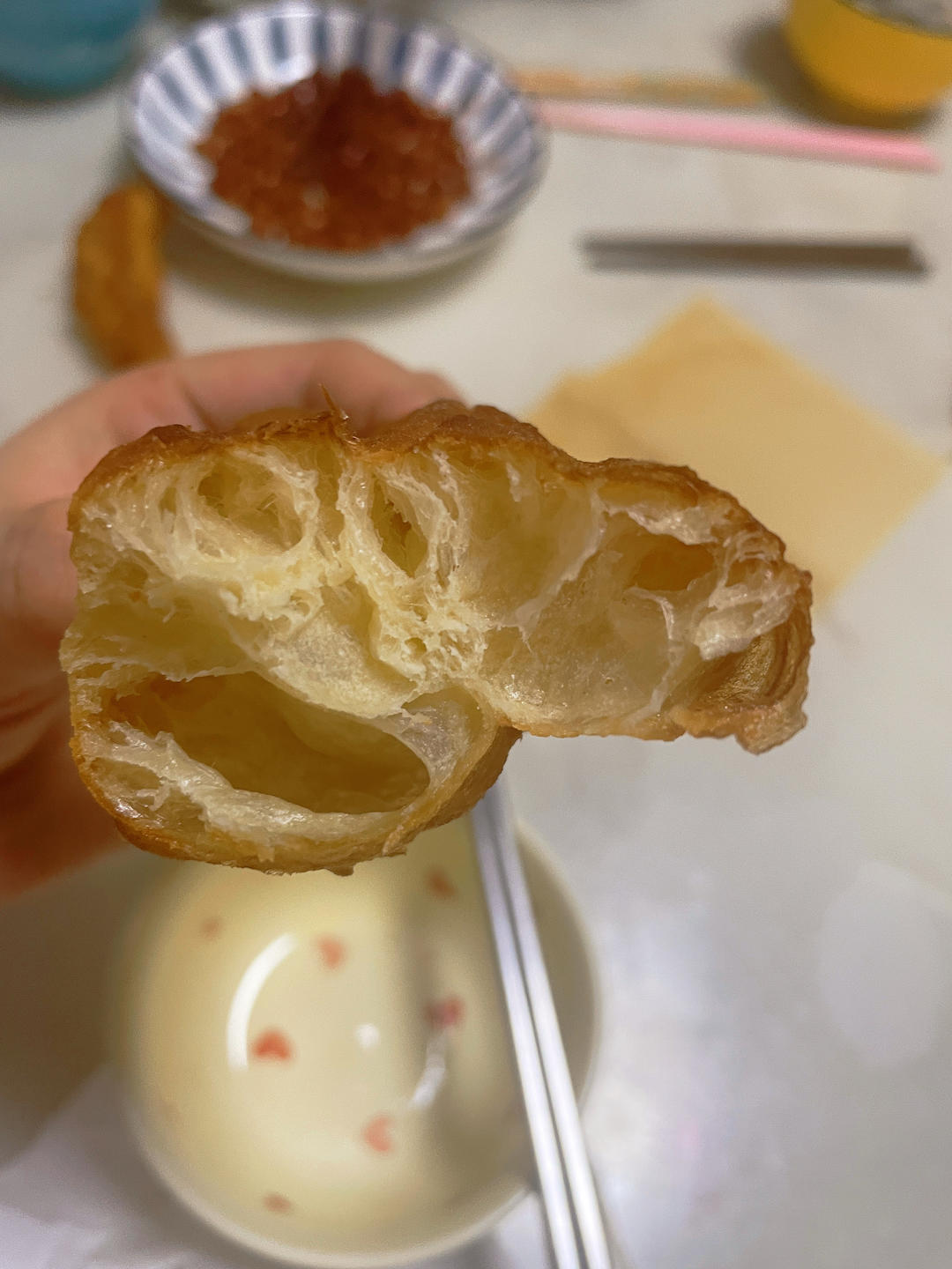 早餐店香酥大油条 酥香可口 各个空心 附细节视频详解