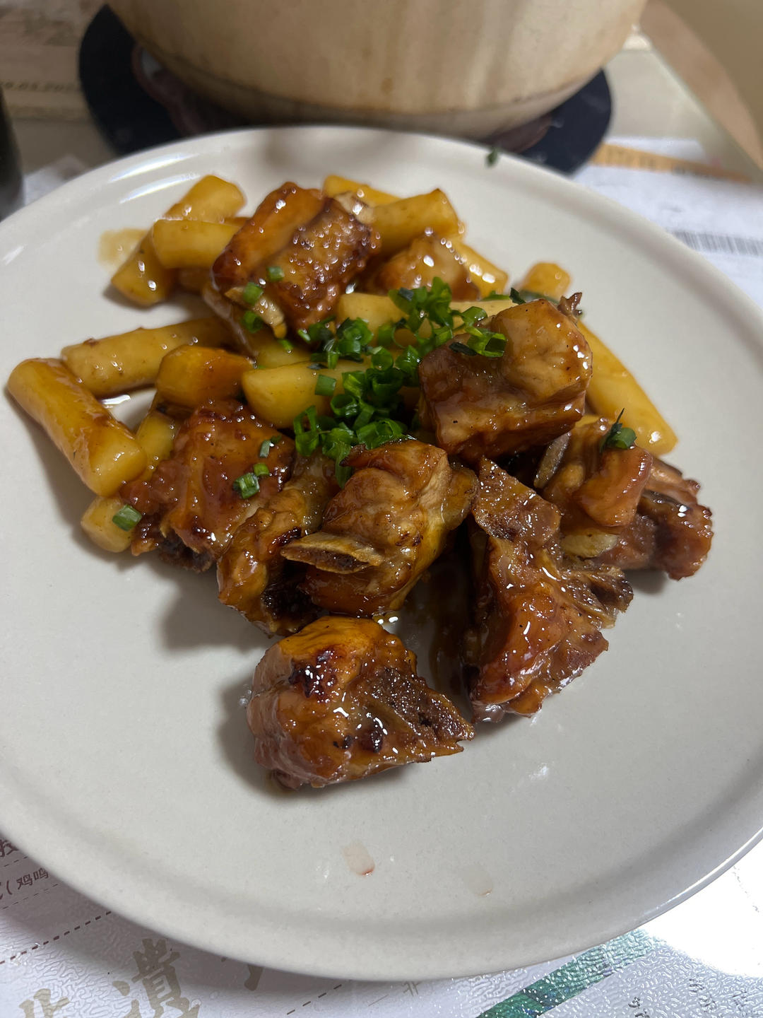 堂妈小厨——排骨烧年糕