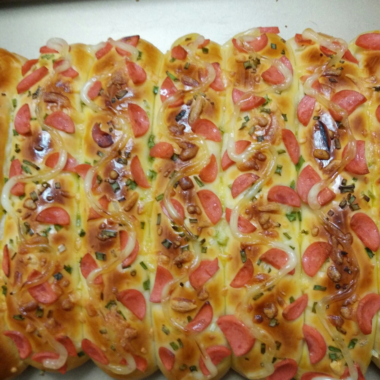 葱香芝士面包