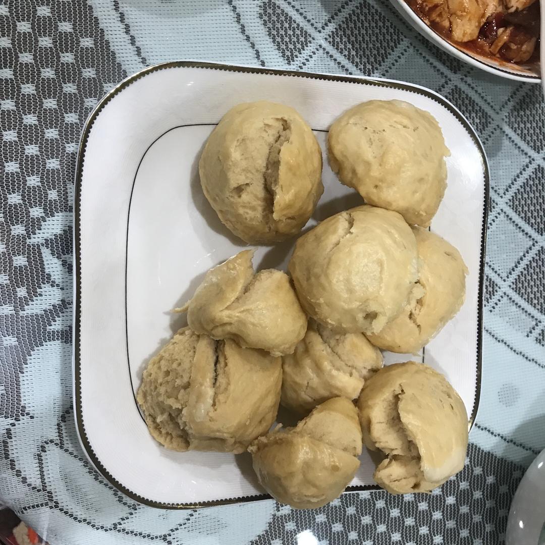有着面包口感的红糖馒头（一次发酵）