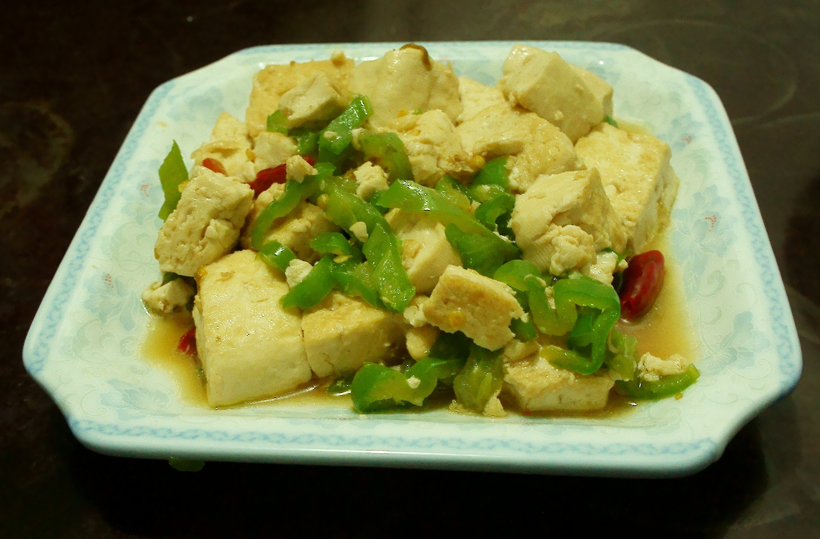 浇汁豆腐