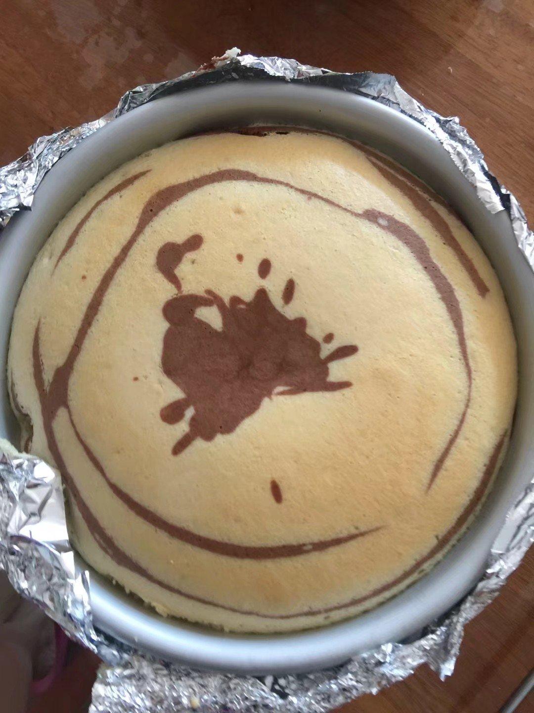 斑马纹酸奶蛋糕