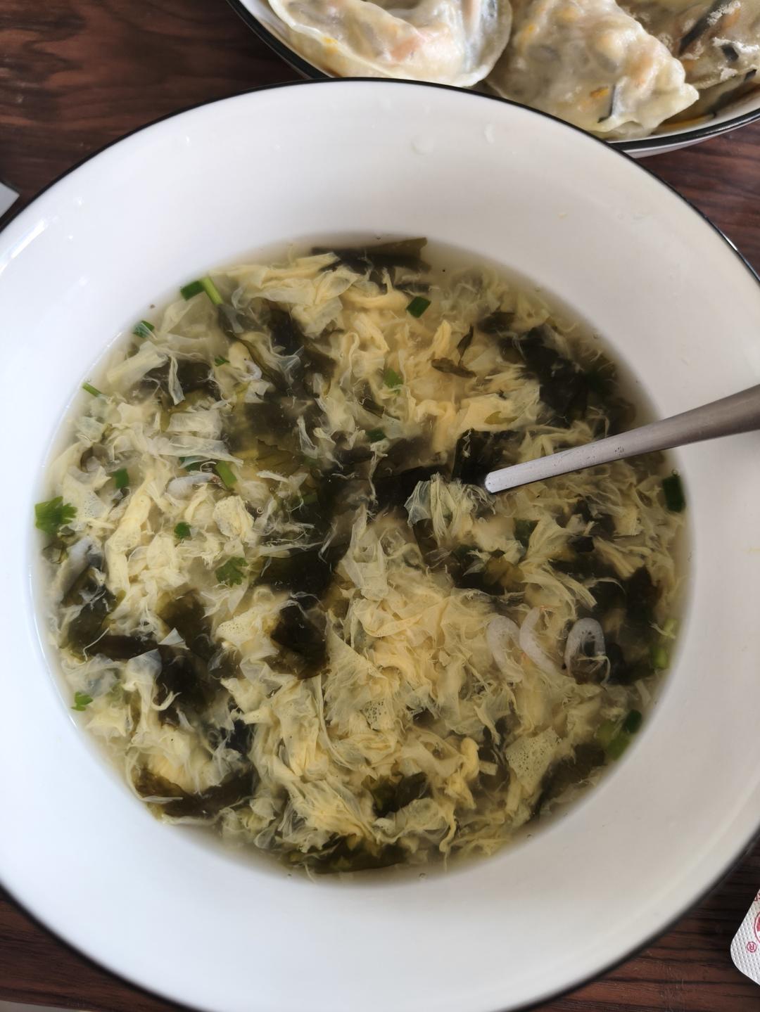 最鲜美好喝的「紫菜蛋花汤」