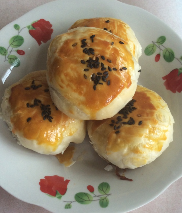 泳式鲜肉榨菜月饼