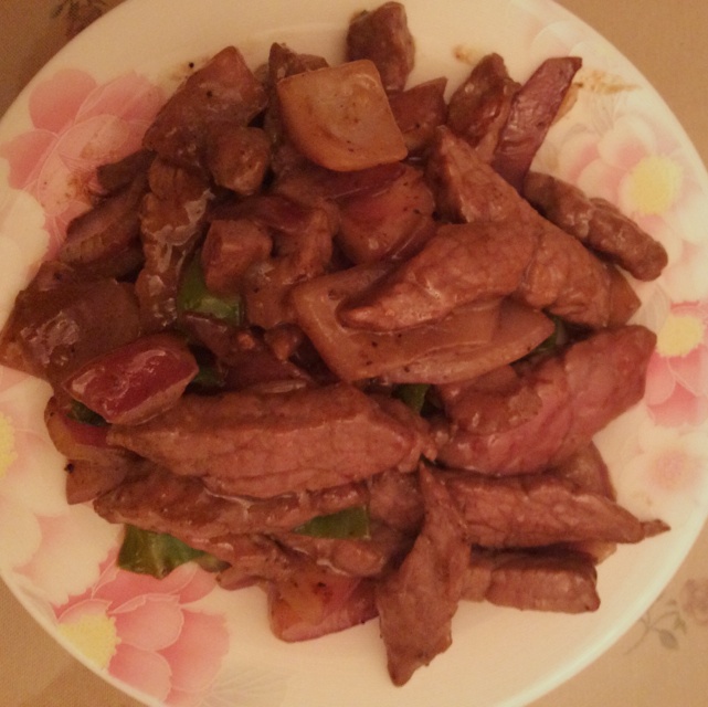 黑椒牛柳