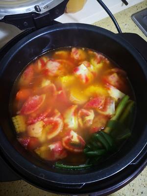 番茄苹果玉米牛肉汤的做法 步骤9