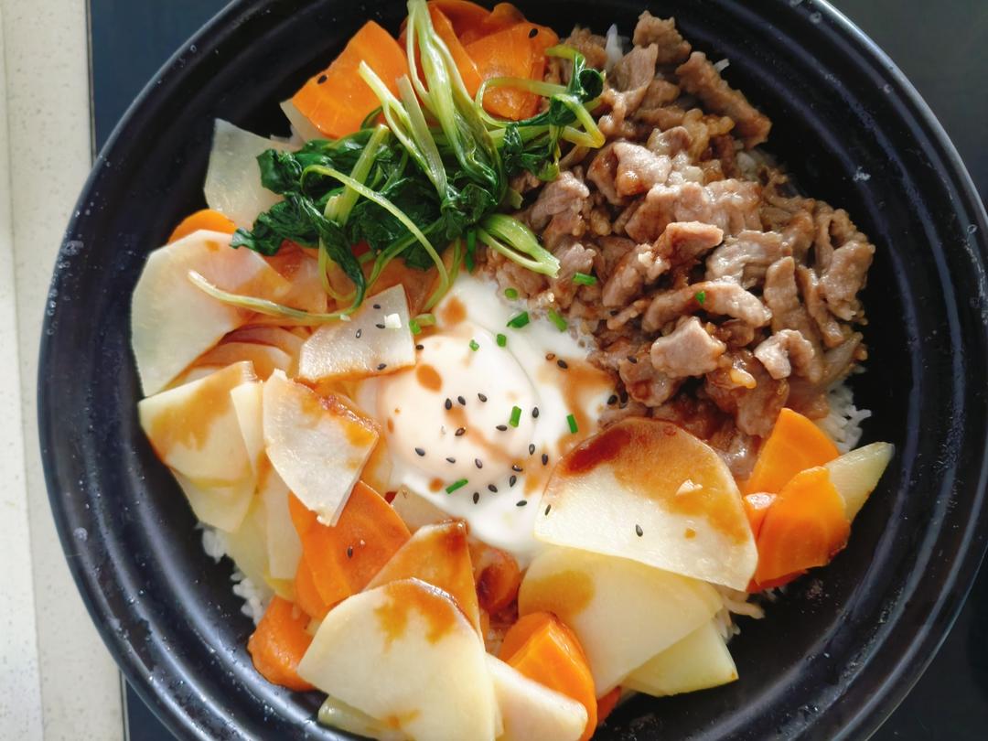 不用砂锅也🉑牛肉煲仔饭