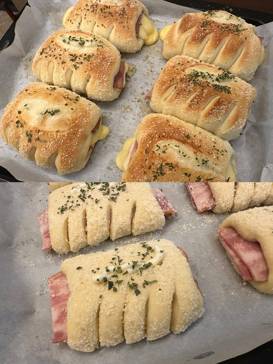 直接法万能面团－培根芝士包