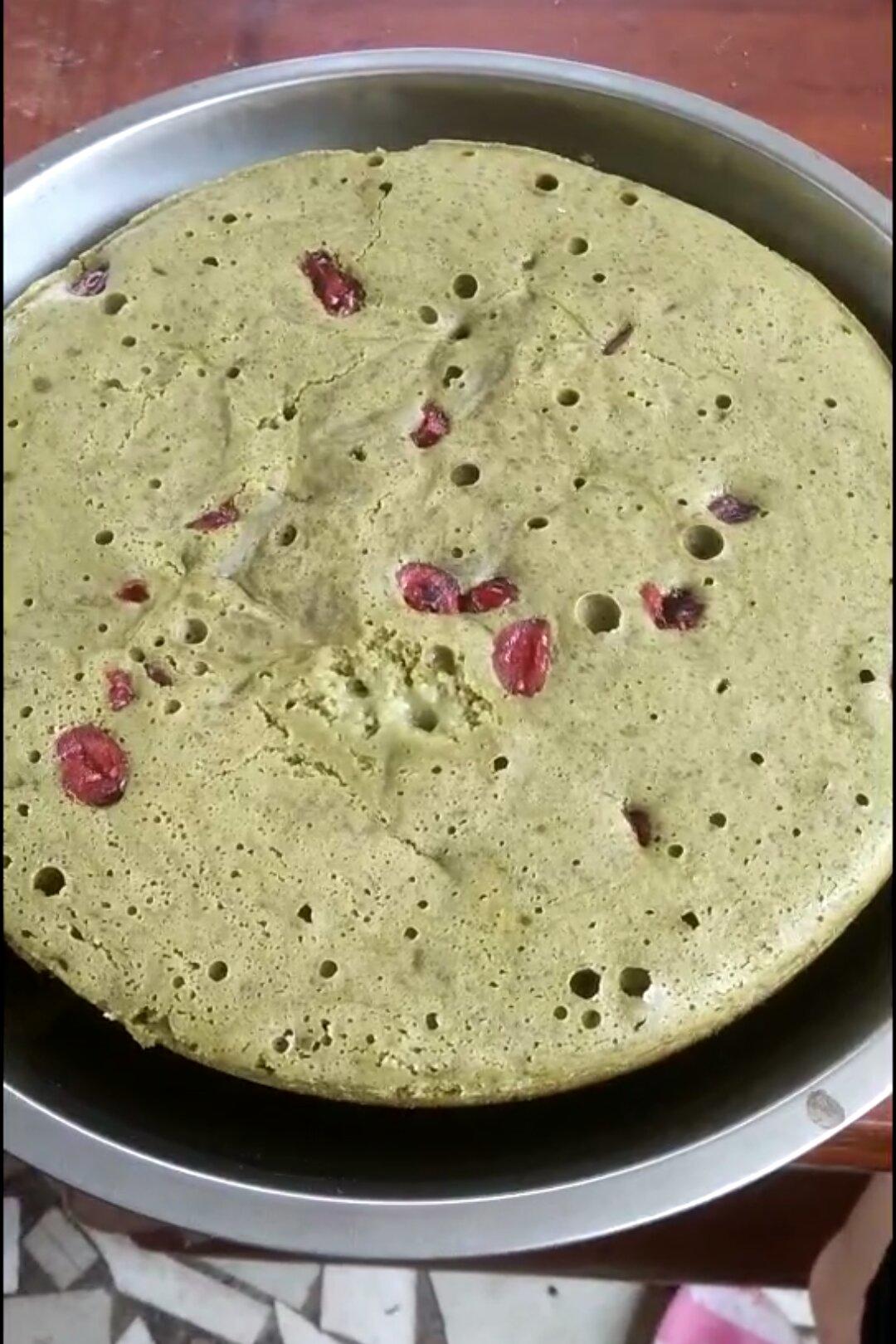 电饭锅抹茶蛋糕