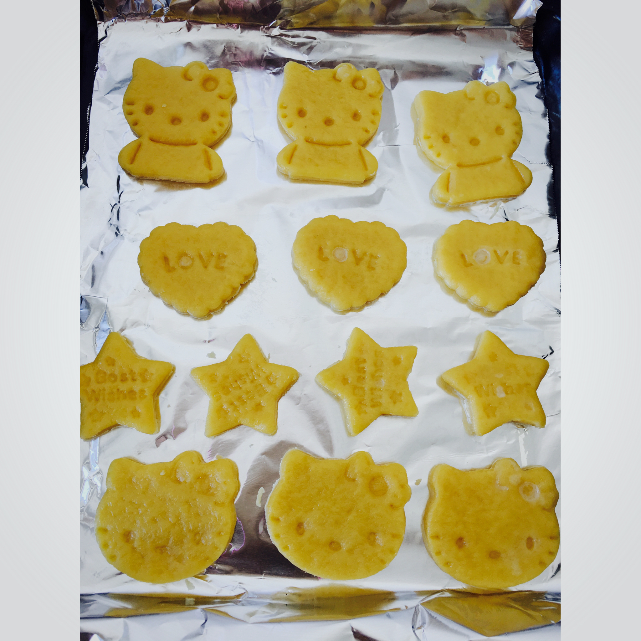 如何做出图案清晰的——卡通小饼干