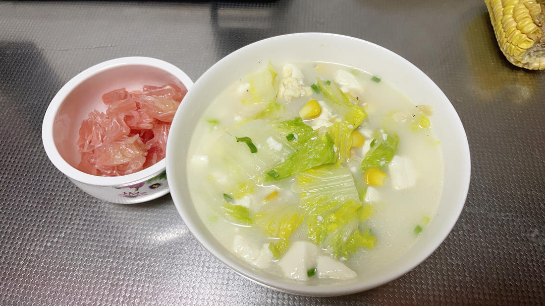 白菜豆腐汤