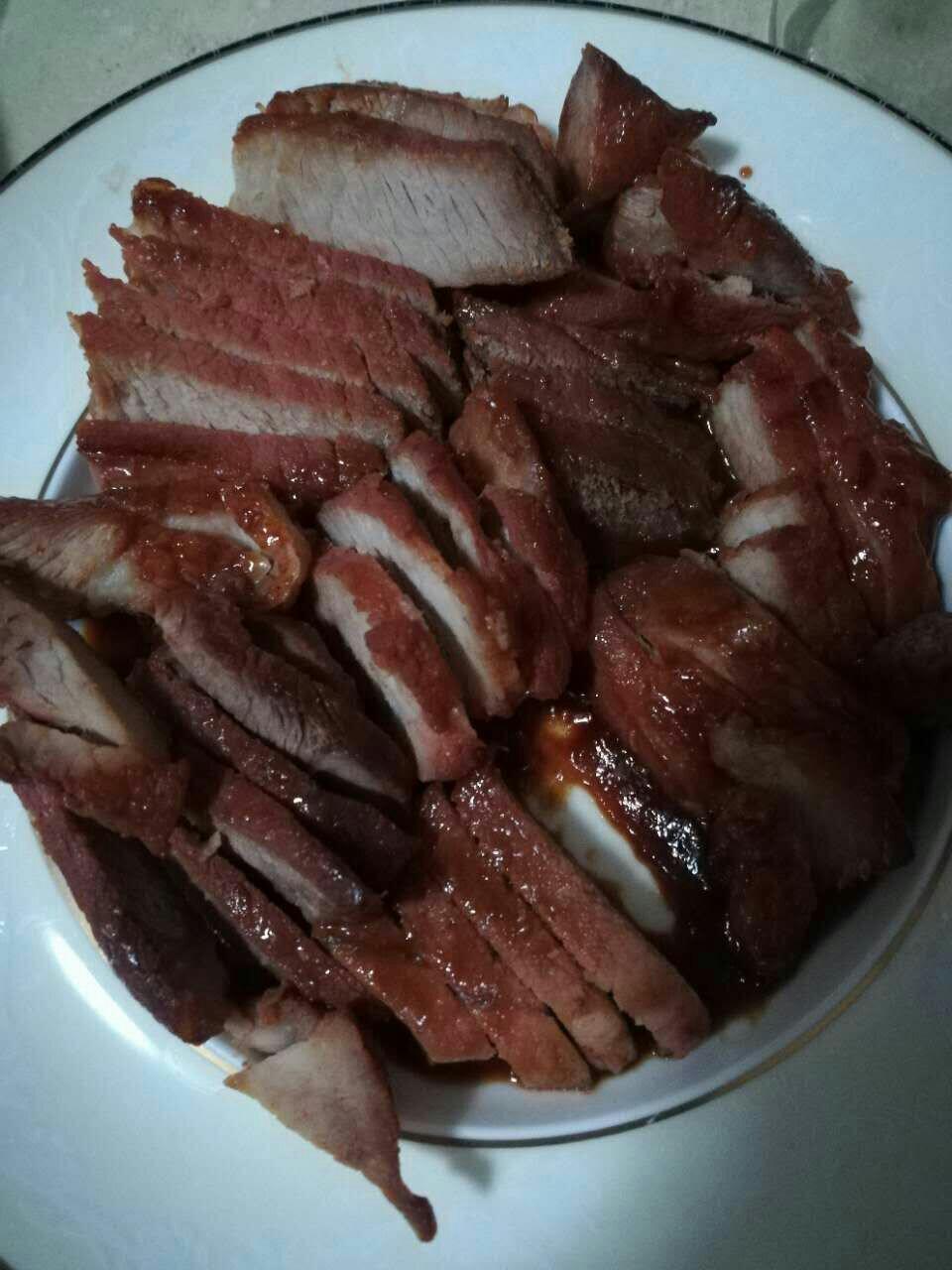 超简单平底锅叉烧肉，多汁味浓不能再快手