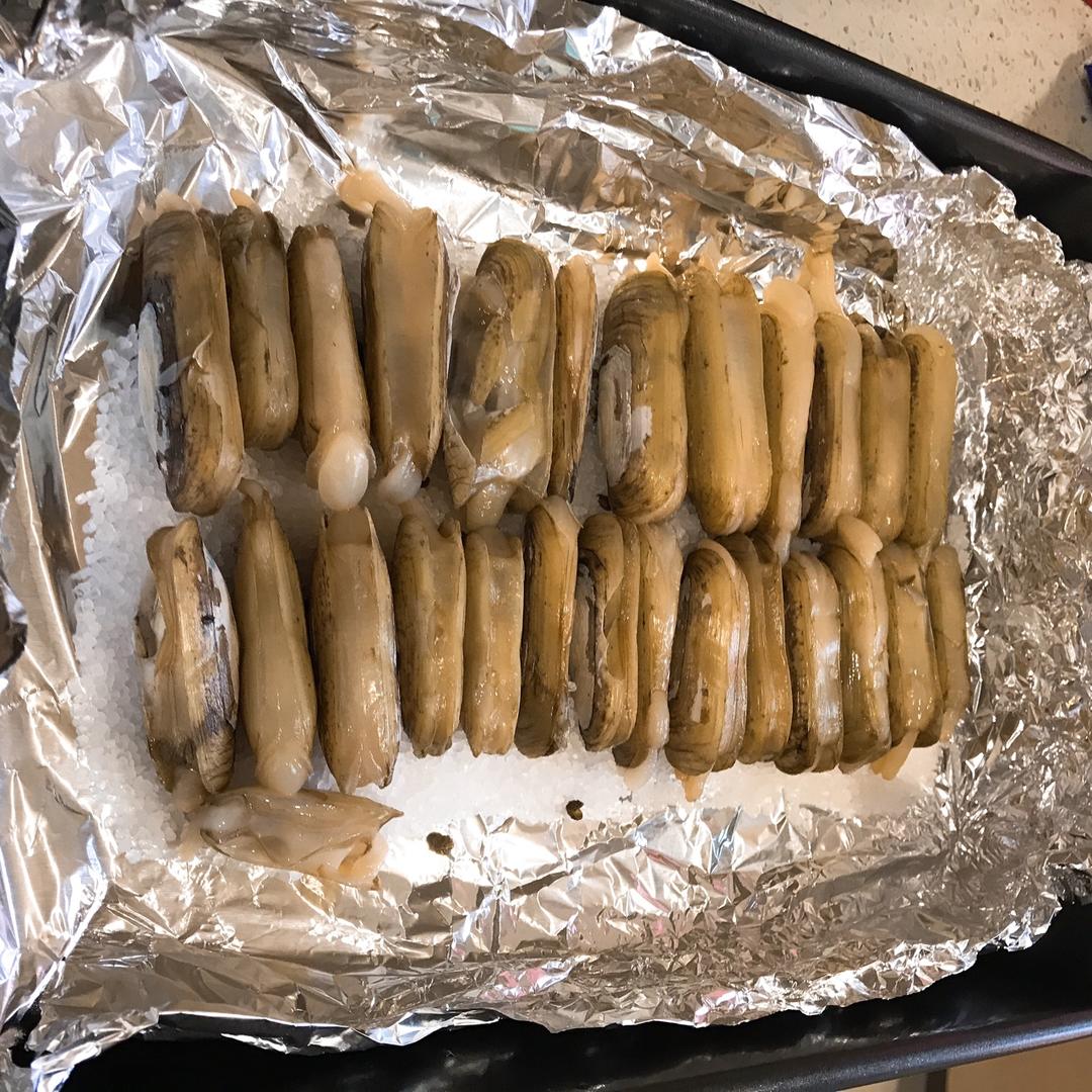 盐焗蛏子（烤箱版）（🛎🛎🛎新增改进版，看到最后超级方便）