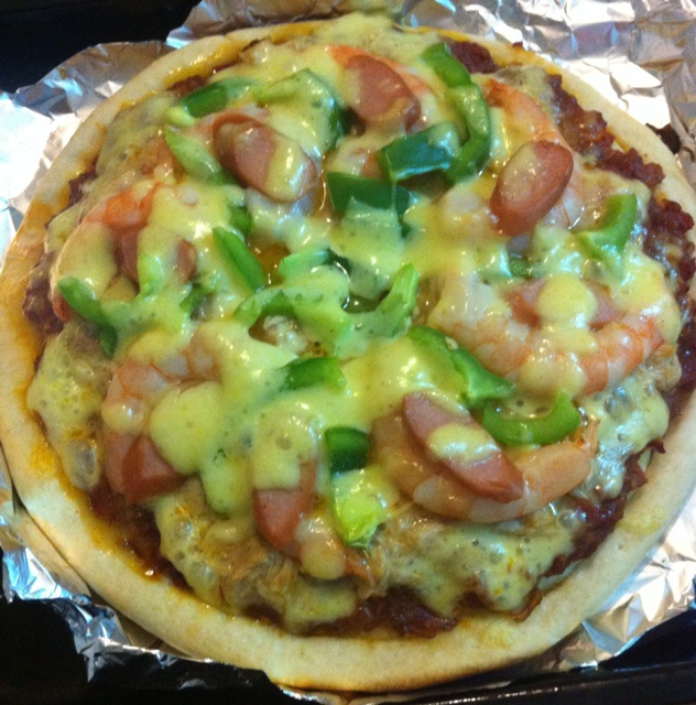 金枪鱼火腿pizza