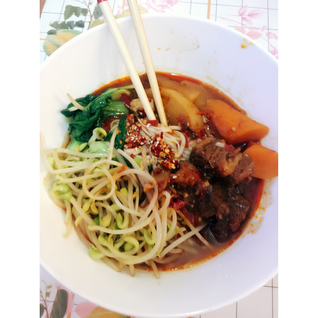 红烧牛腩面