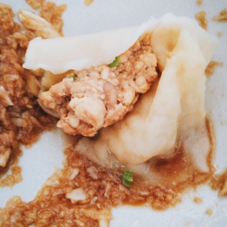 百吃不厌的豆腐肉饺子