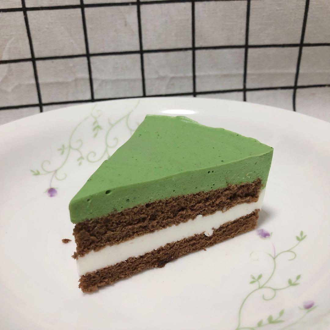 抹茶双享慕斯