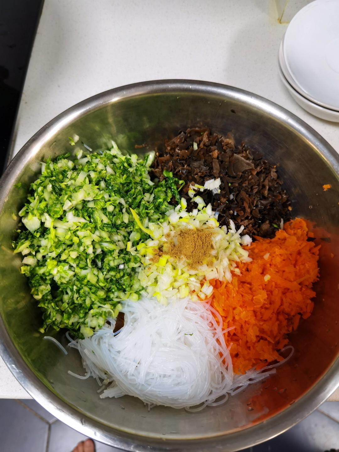 好吃营养的素包子馅（宝宝多吃点）