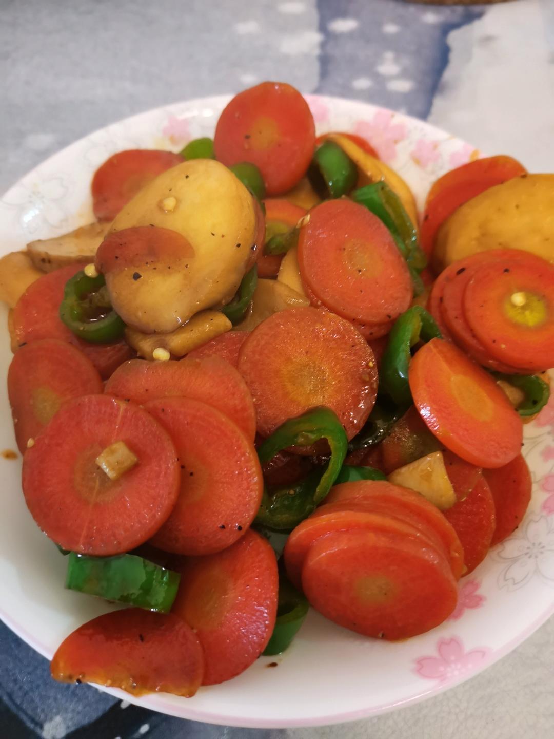 老丁的私房菜-美极杏鲍菇