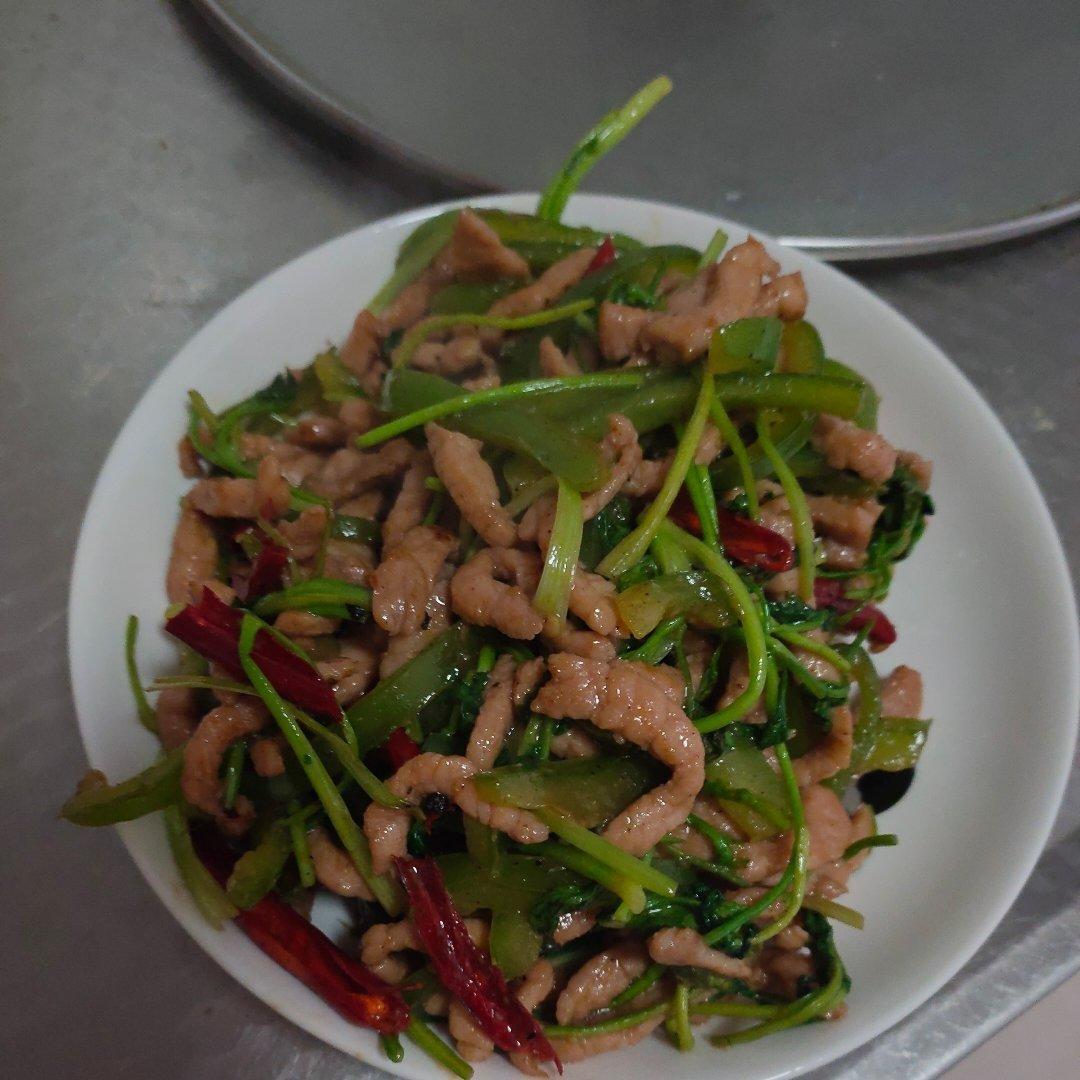 香辣肉丝（简单易行）