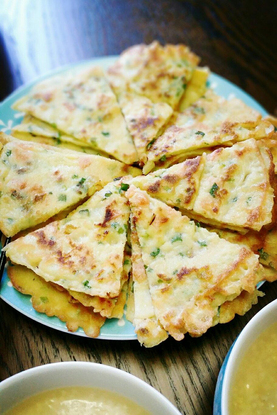 葱花鸡蛋饼