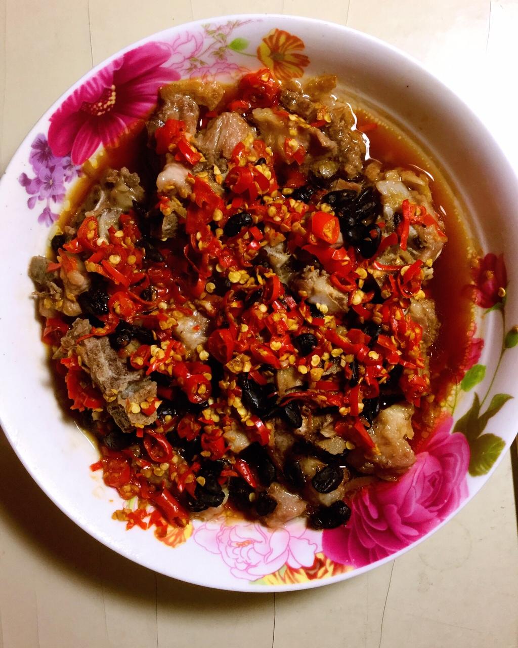 ［湘菜］豆豉剁椒蒸排骨