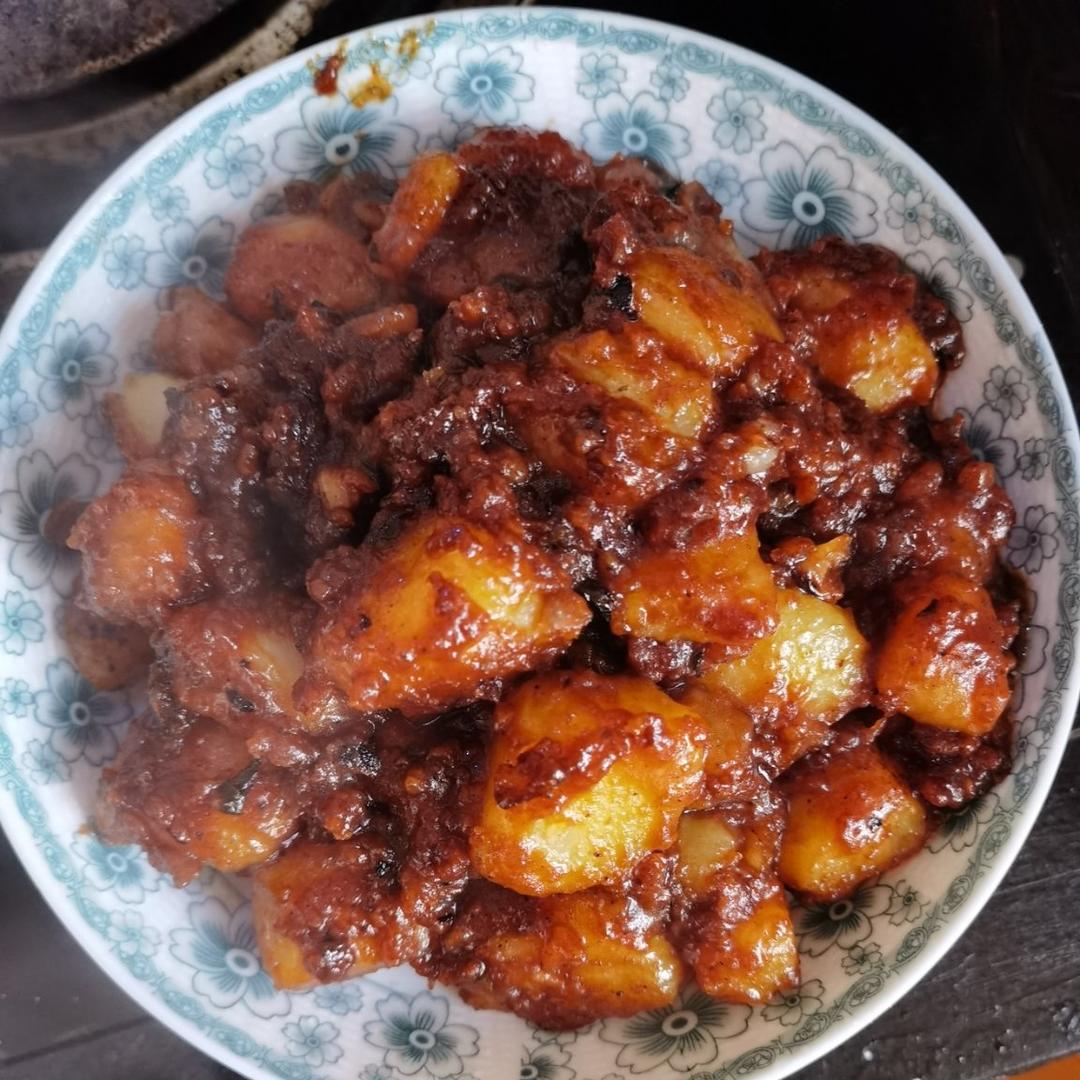 🔥巨下饭，软糯入味！比肉还好吃的红烧土豆