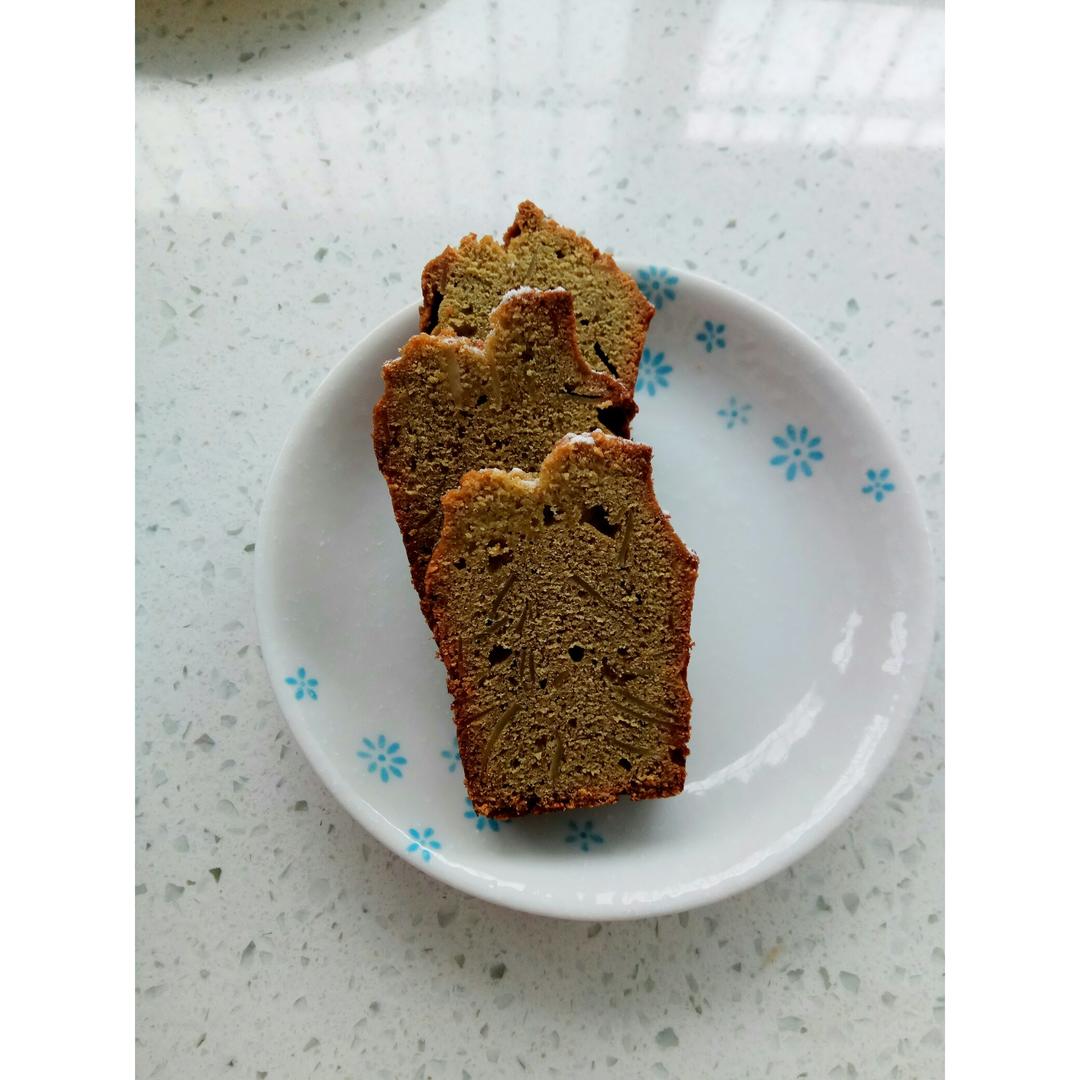 抹茶松仁磅蛋糕
