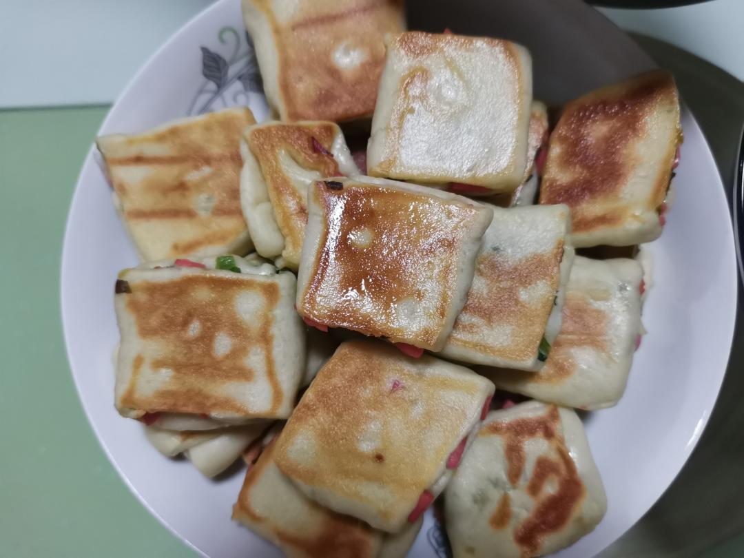 葱花火腿饼