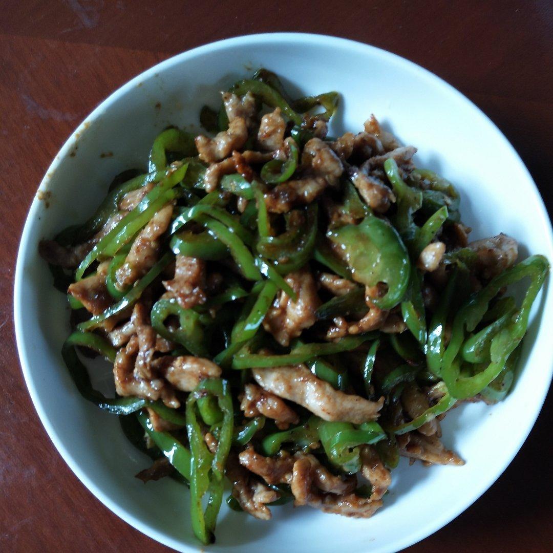 孜然青椒炒肉