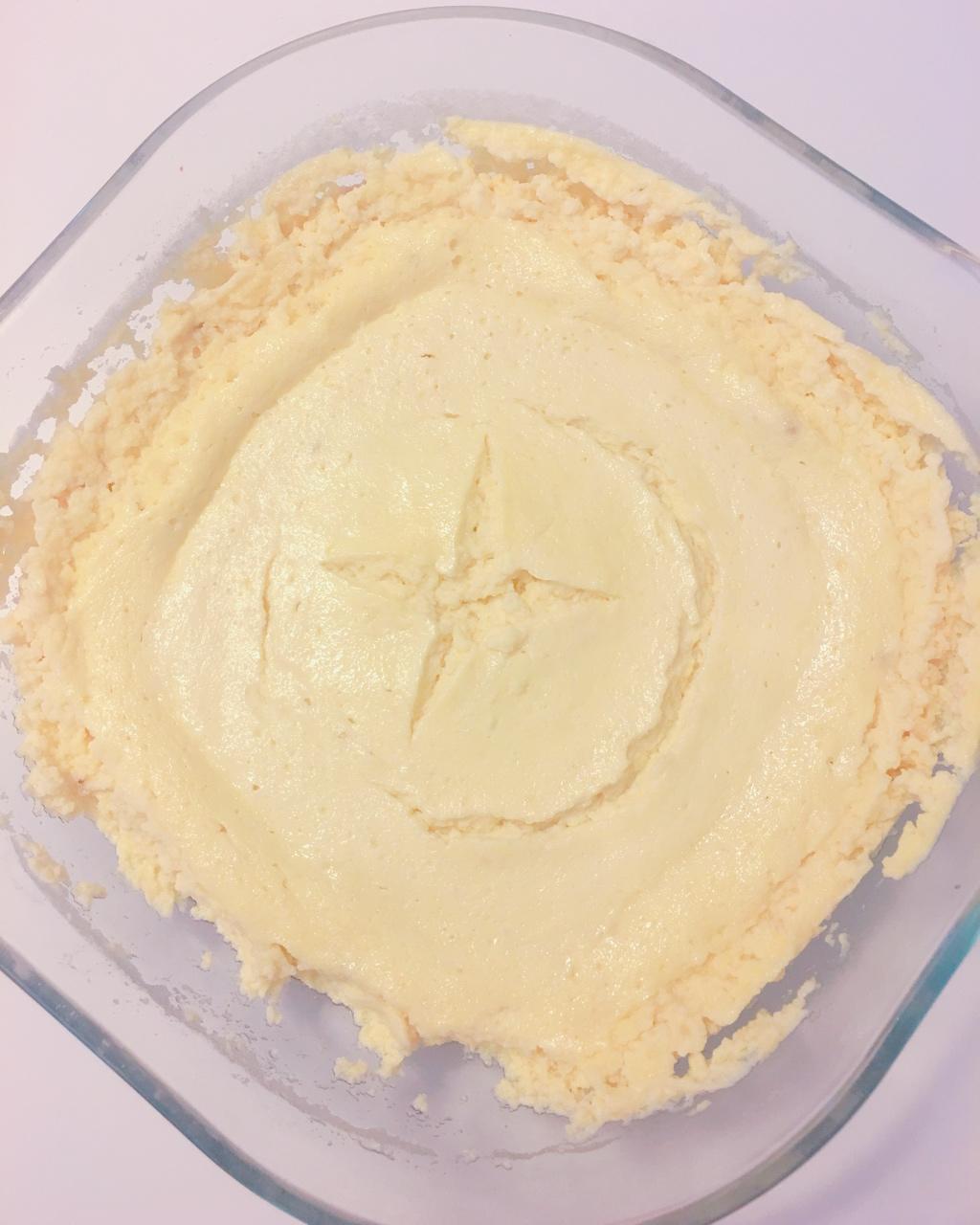 免烤微波炉无油无低粉豆渣蛋糕